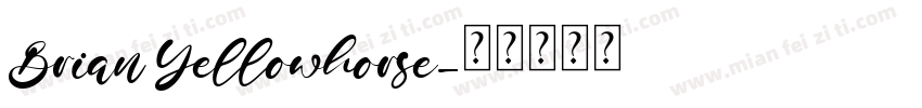 Brian Yellowhorse字体转换